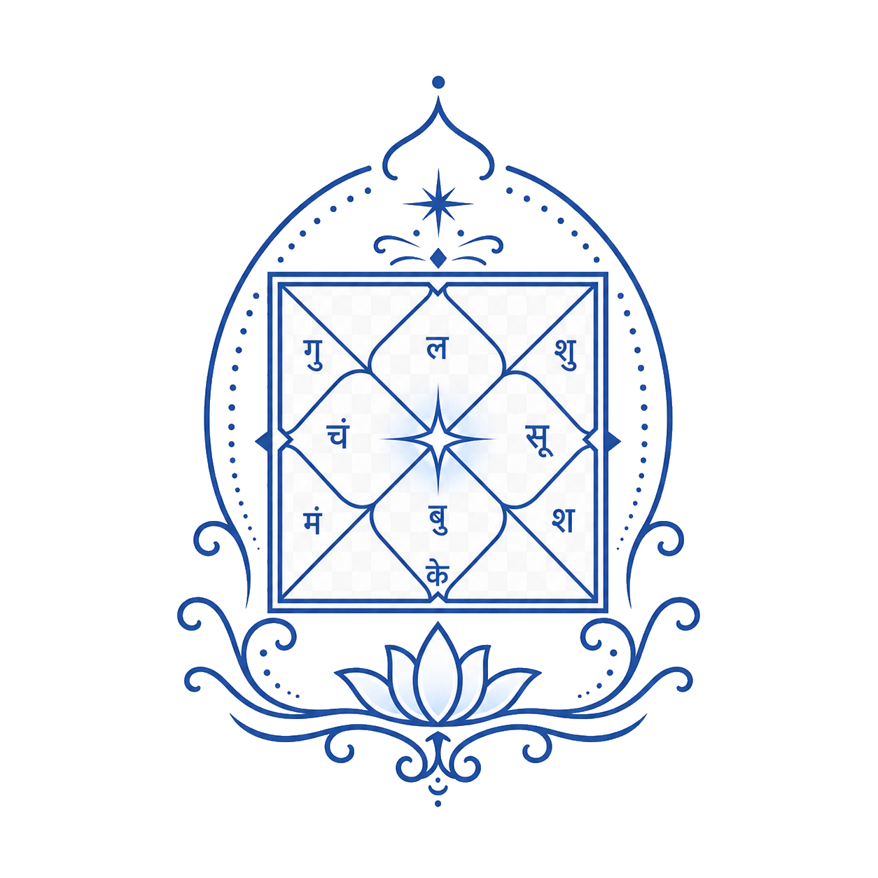 School of Applied Vedic Sciences emblem