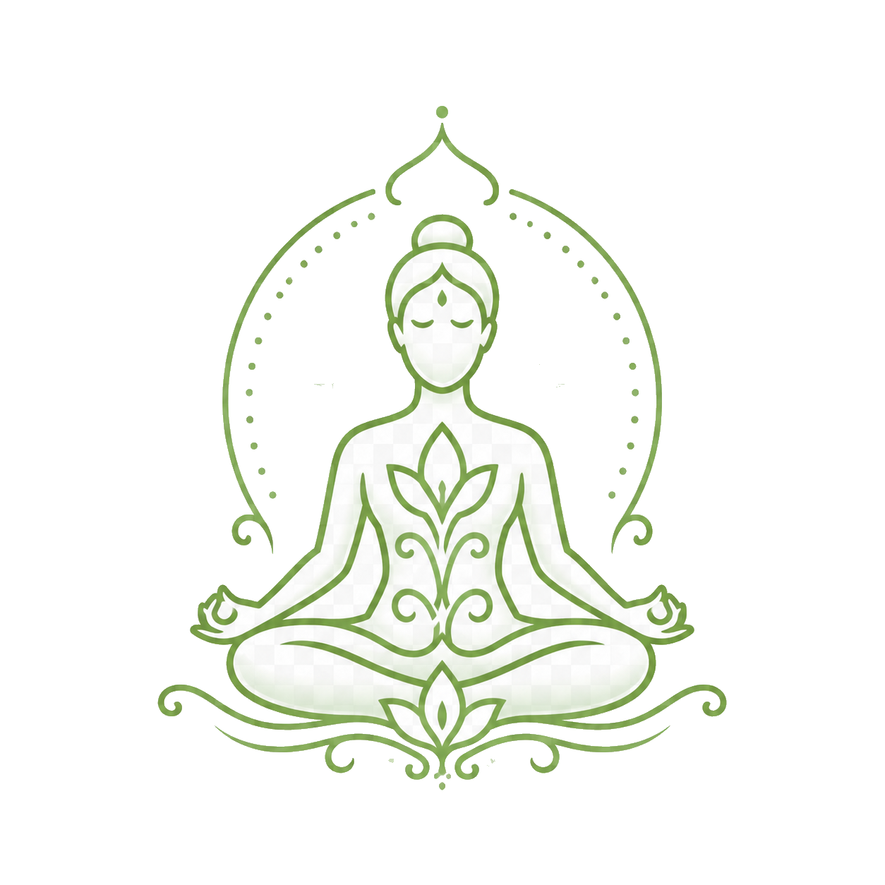 School of Yoga and Vedic Wellness emblem